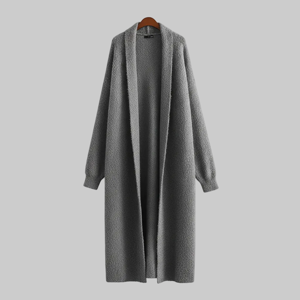 Arlena - Hooded Longline Knit Cardigan