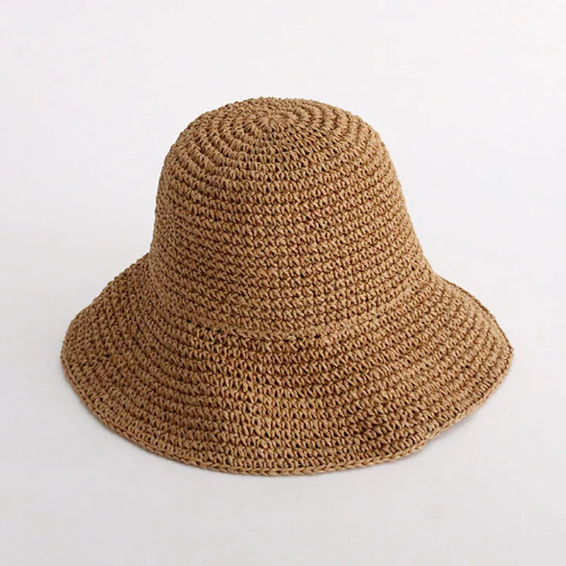 Elegant Classic Straw Sun Hat for Outdoor Travel and Leisure