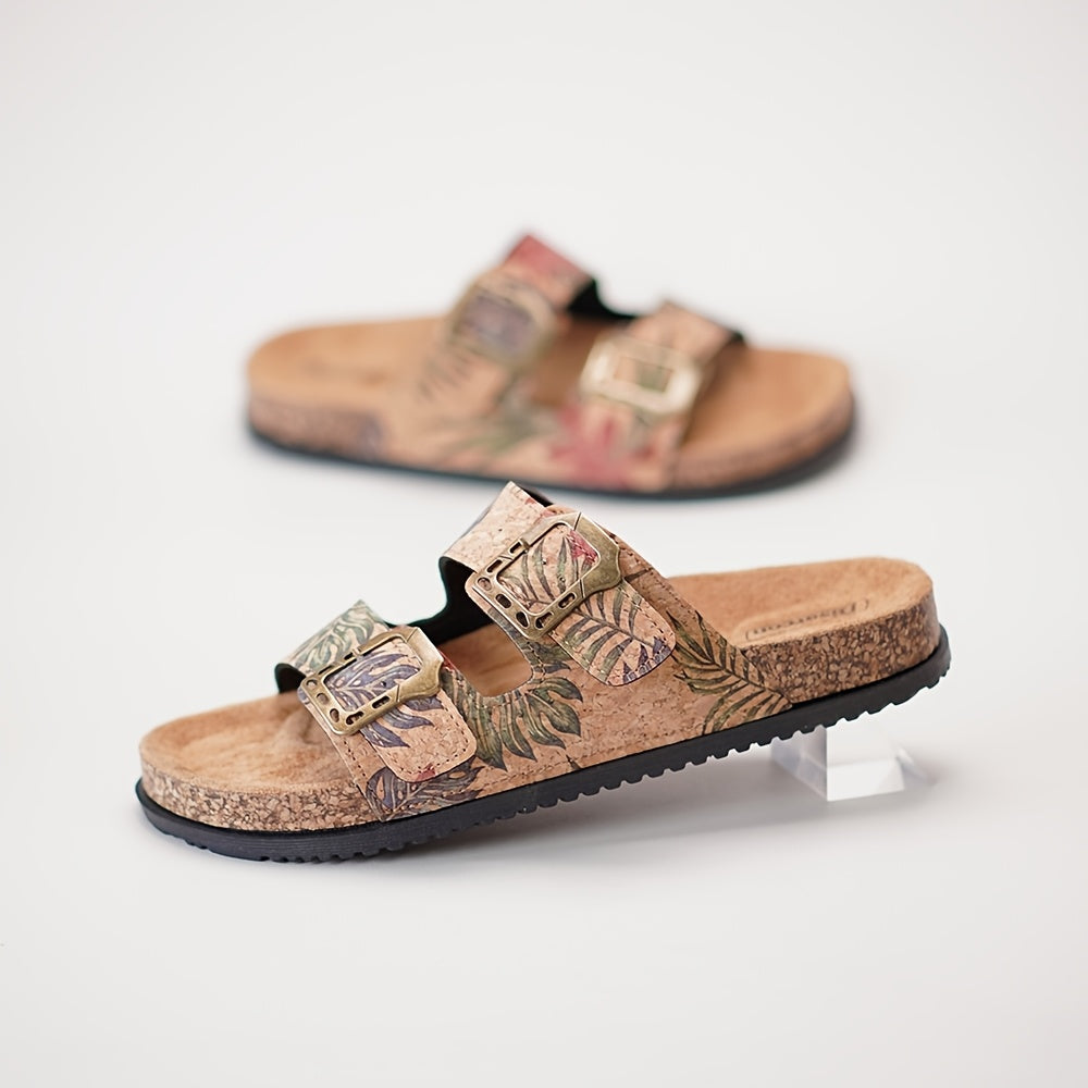 Doppelte Schnallen Strand-Sandalen