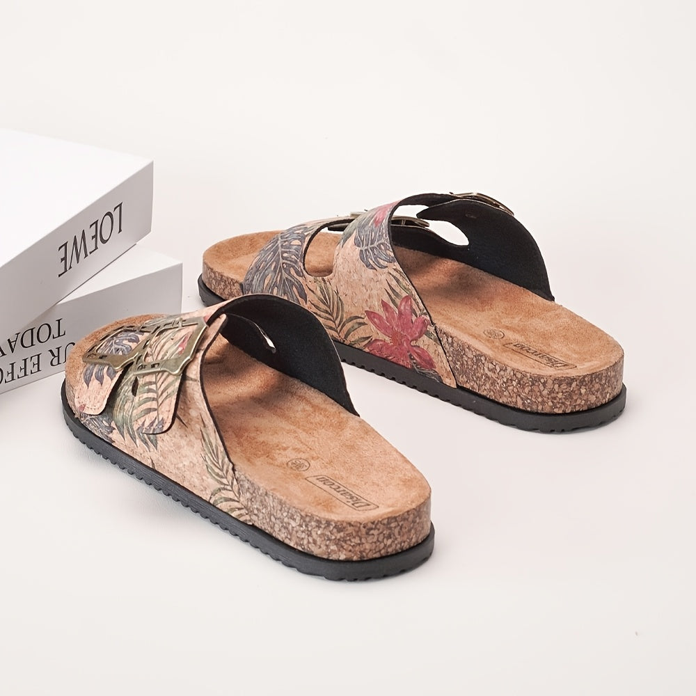 Doppelte Schnallen Strand-Sandalen