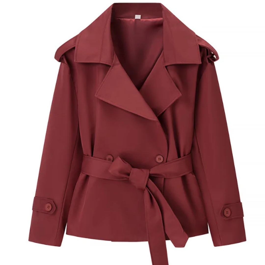 Übergroßer Trenchcoat mit Gürtel