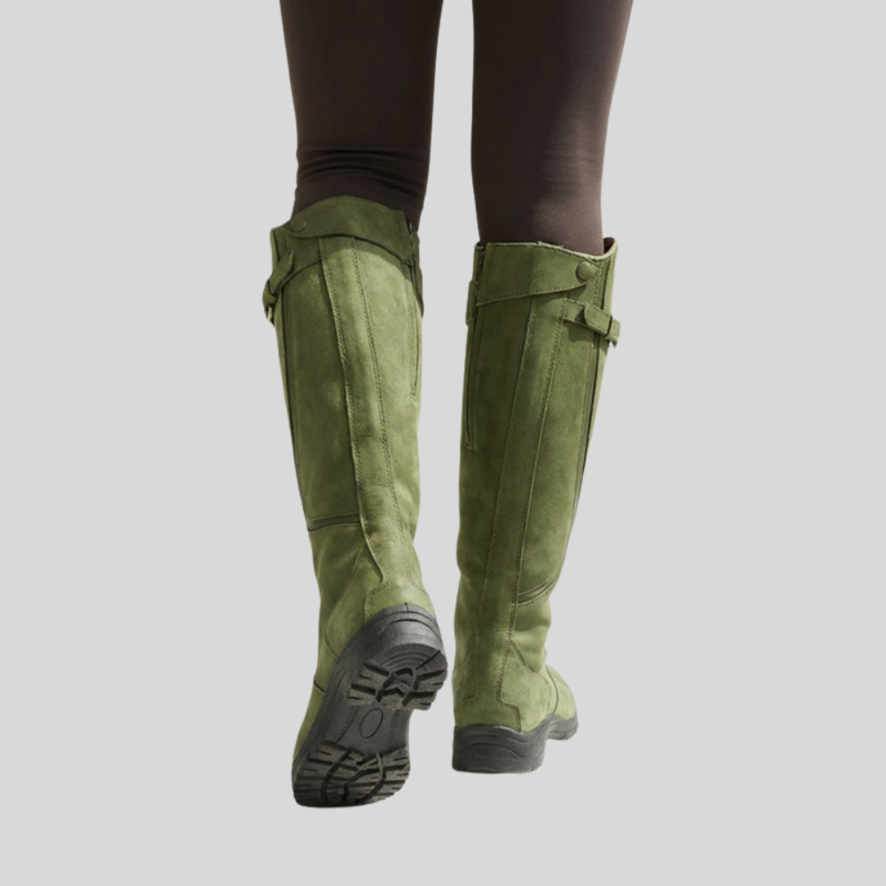 Women Knee High Boots Durable Grip Waterproof Casual Outdoor Footwear
