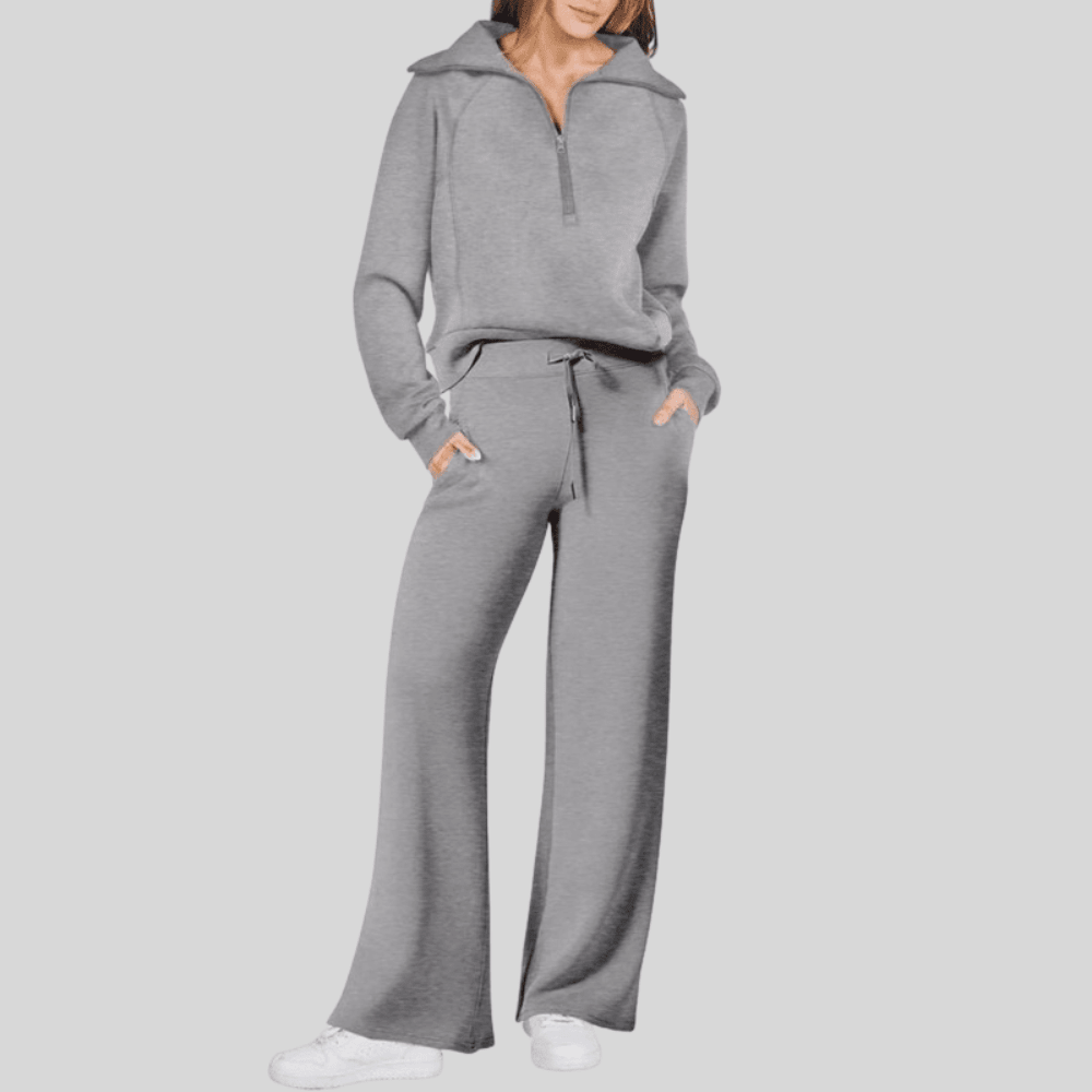 Women Oversized Sweatshirt And Pants Lounge Set