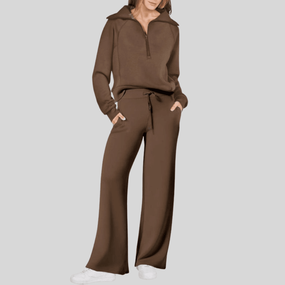 Women Oversized Sweatshirt And Pants Lounge Set