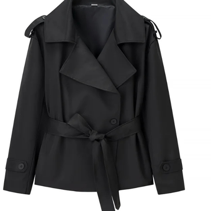 Oversized Belted Trench Jacket
