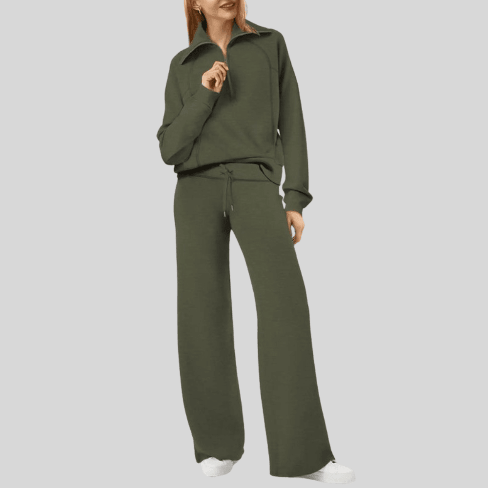 Women Oversized Sweatshirt And Pants Lounge Set
