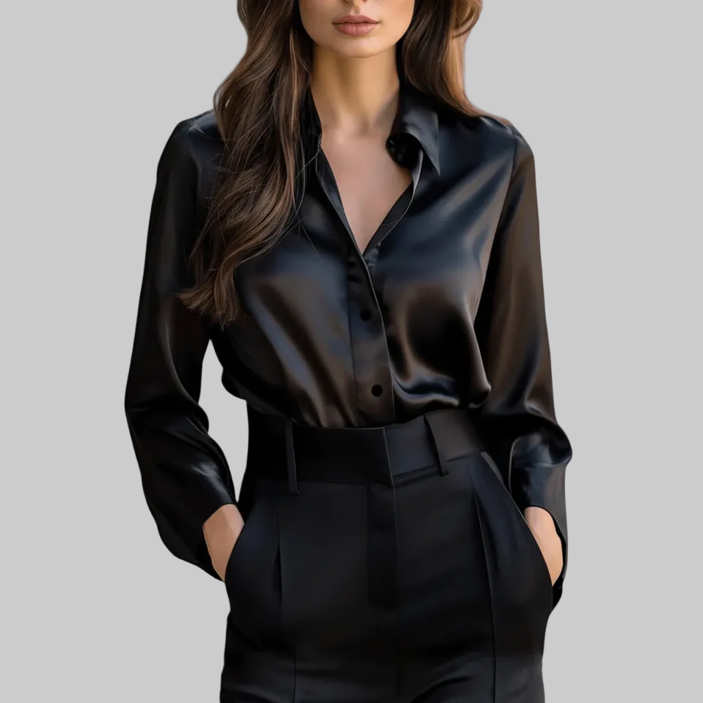 Refined Blouse for Sleek Sophisticated Fashion