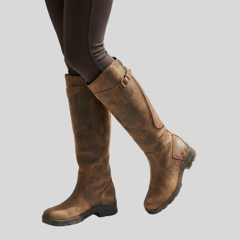 Women Knee High Boots Durable Grip Waterproof Casual Outdoor Footwear