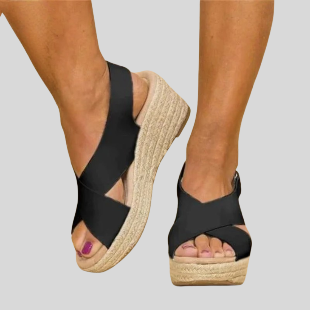 Women Orthopedic Espadrille Wedge Sandals Comfortable Summer Footwear