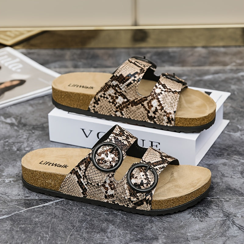 Rutschfeste Freizeit-Ledersandalen