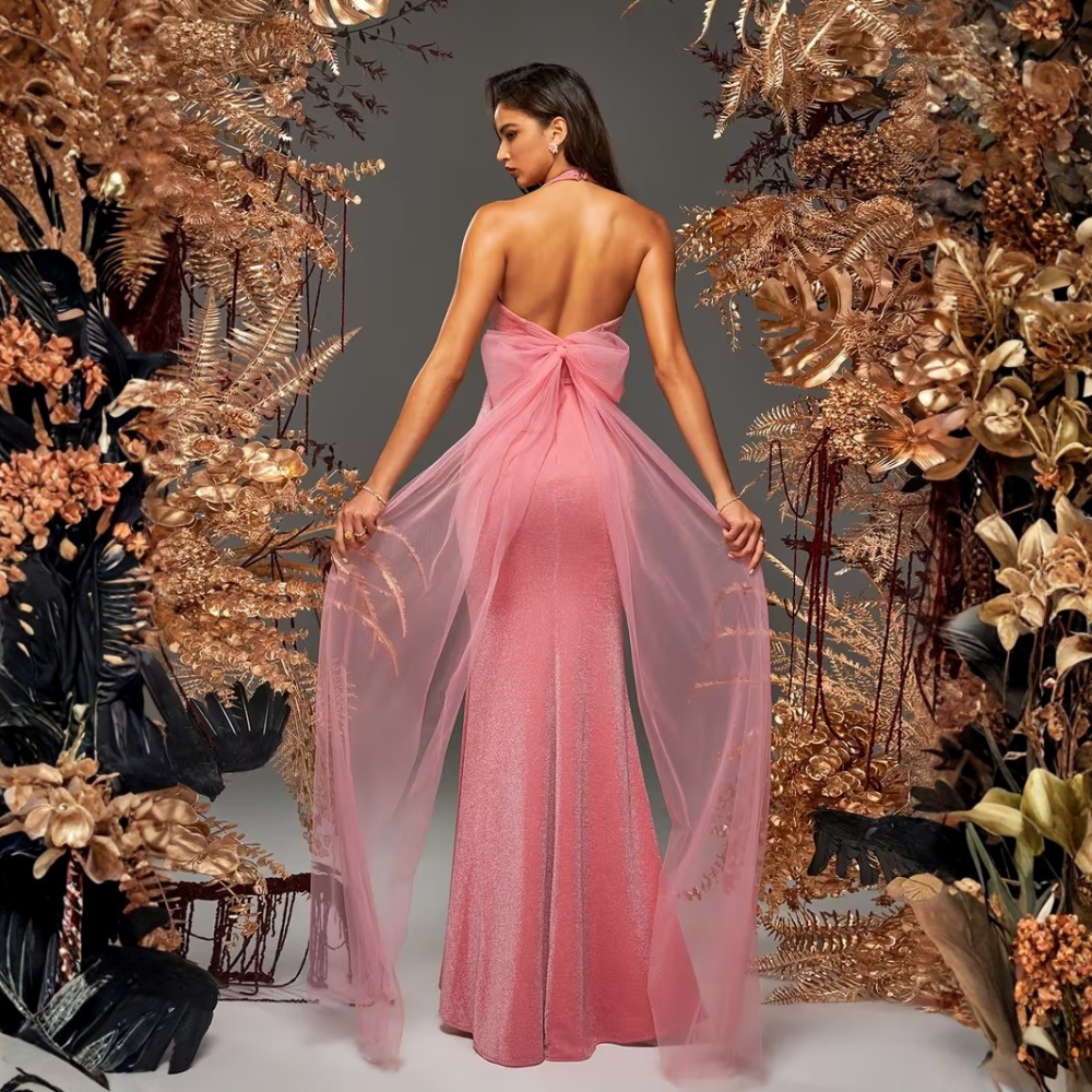 Elegantes ärmelloses Meerjungfrauen-Maxikleid
