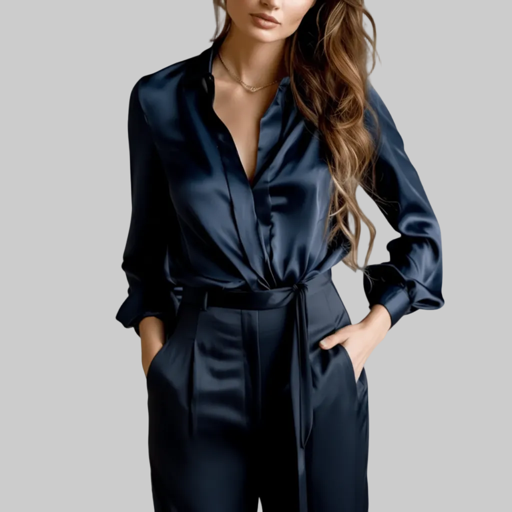 Refined Blouse for Sleek Sophisticated Fashion
