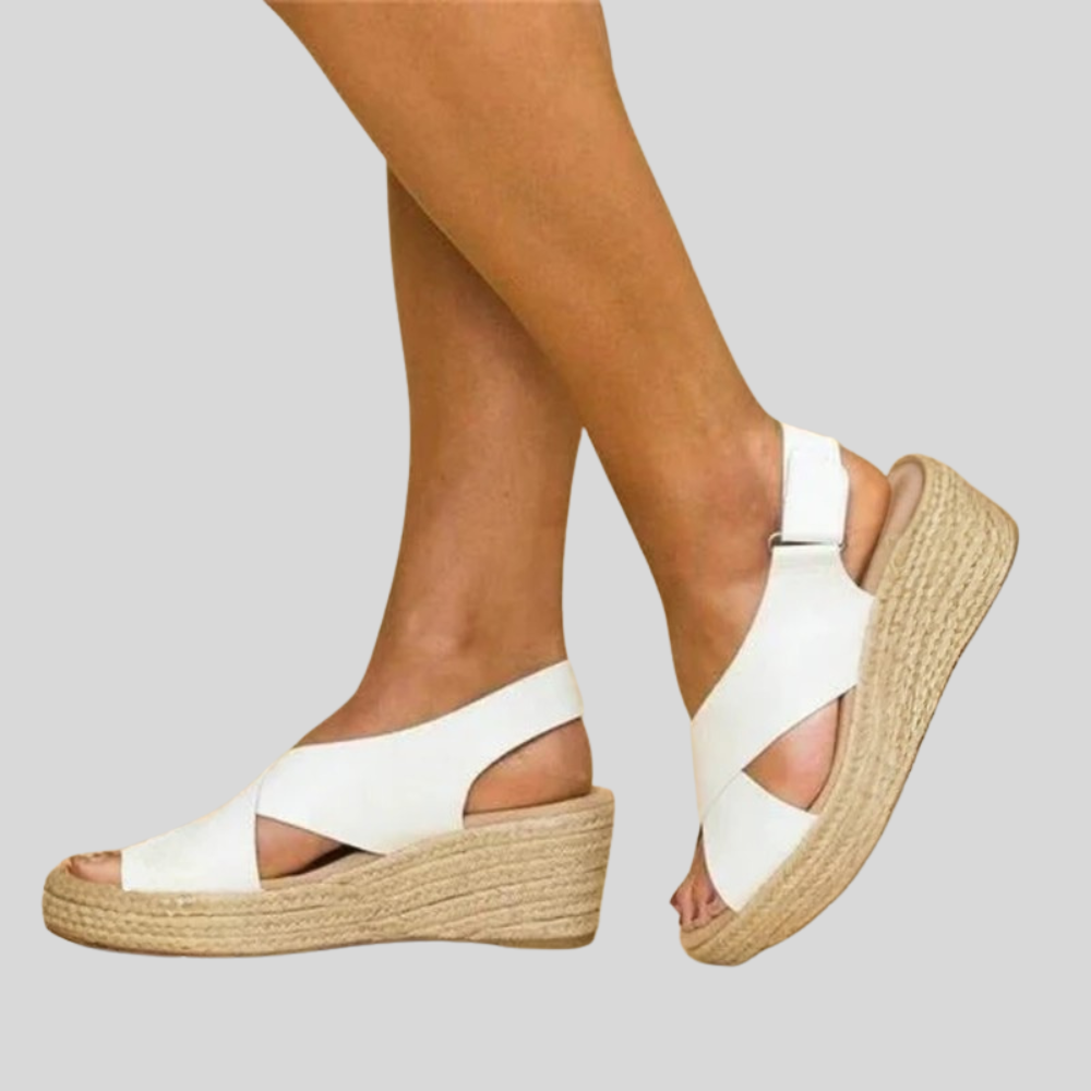 Women Orthopedic Espadrille Wedge Sandals Comfortable Summer Footwear