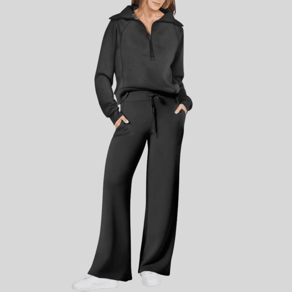 Women Oversized Sweatshirt And Pants Lounge Set