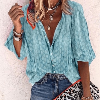 Chic Airy Button Blouse