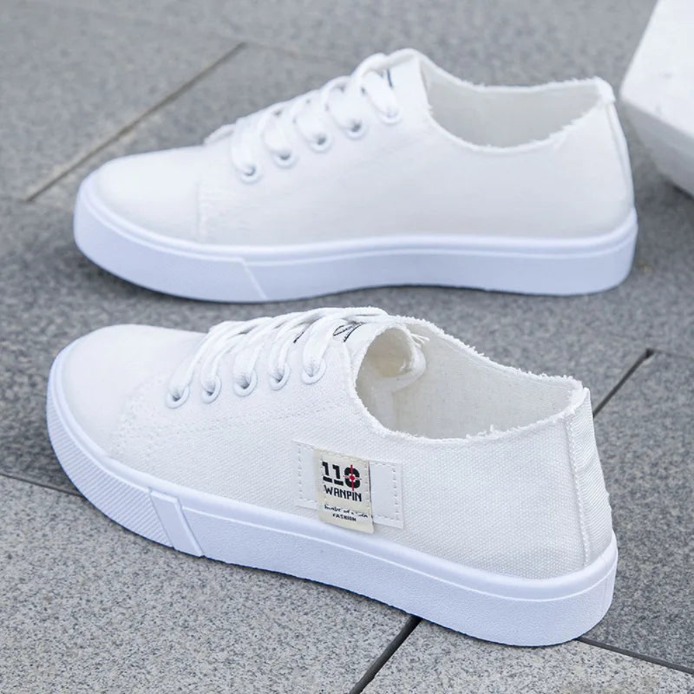 Lässige Denim Schnürsneaker