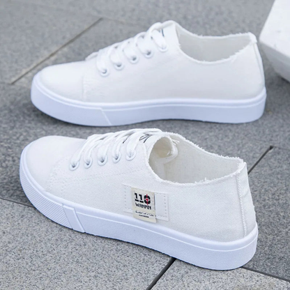 Lässige Denim Schnürsneaker