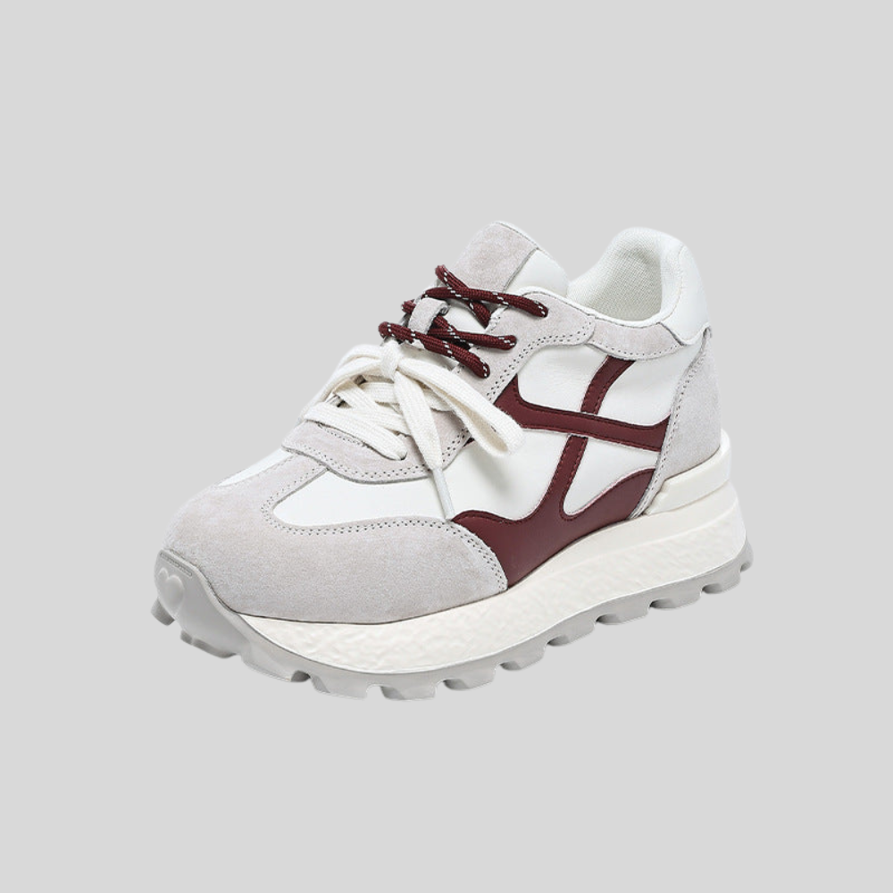 Erhöhte Trainings-Plateau Sneaker