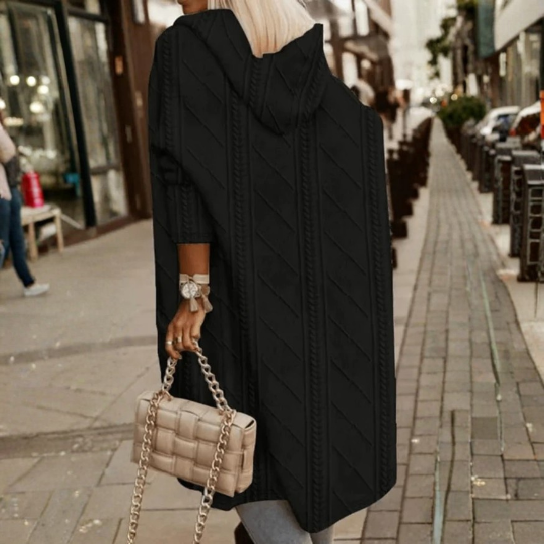 MAELYN - Long Hooded Cardigan