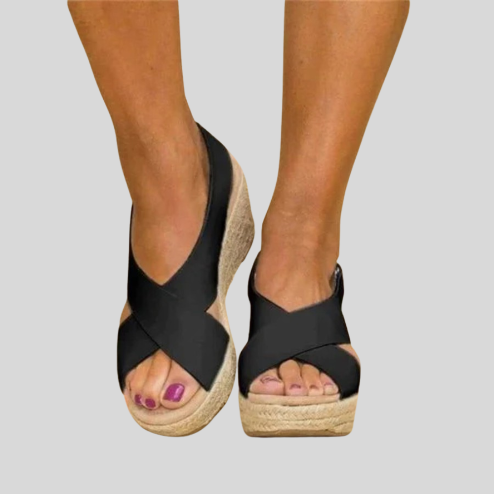 Women Orthopedic Espadrille Wedge Sandals Comfortable Summer Footwear