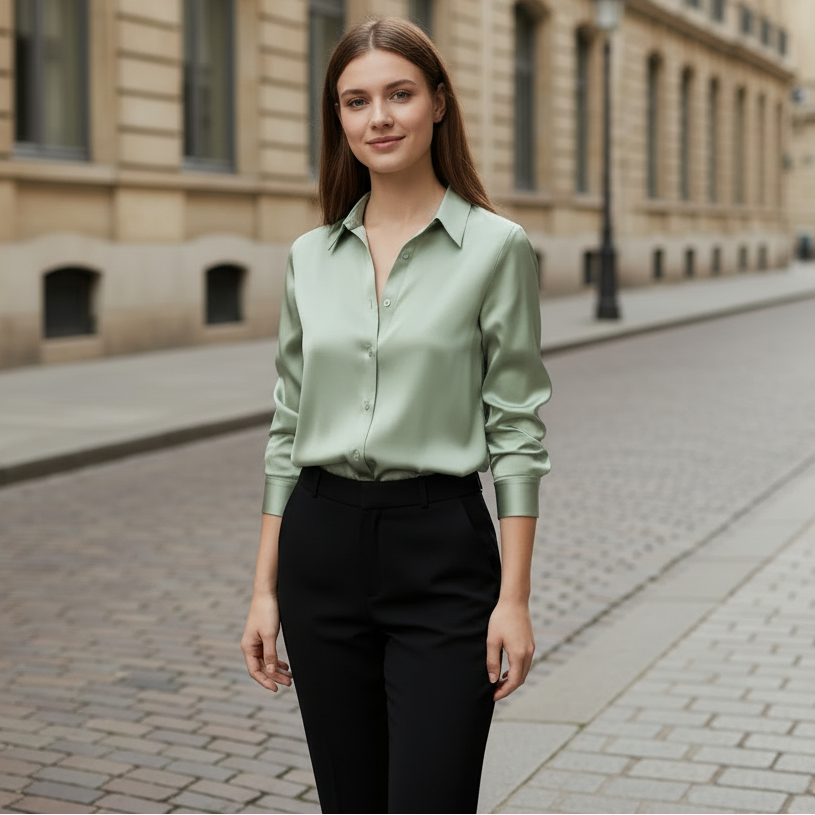 Elegant Relaxed Blouse for Timeless Style and Everyday Comfort