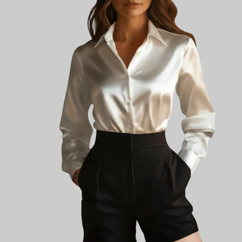 Refined Blouse for Sleek Sophisticated Fashion
