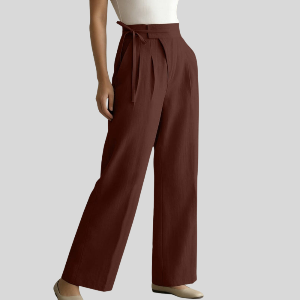 Women Wide Leg Casual Slacks Relaxed Fit Smart Casual Pants