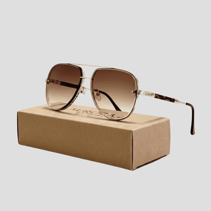 Damen Piloten-Sonnenbrille UV-Schutz Leichter Rahmen Für den Alltag