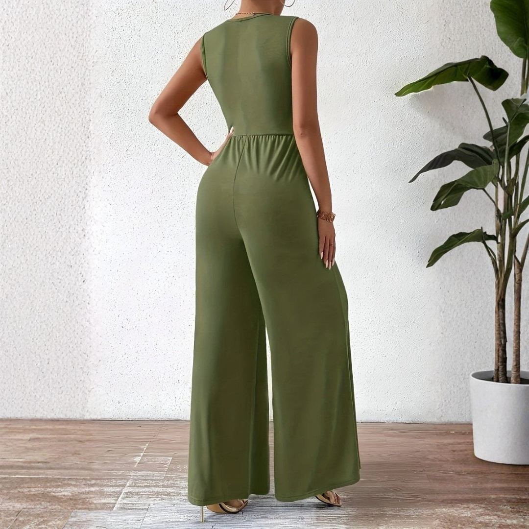 Sophisticated Cross Waist Duo with Tapered Ease