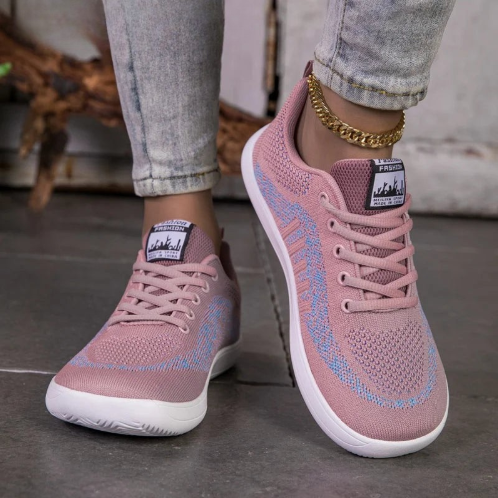 Breite Zehen Mesh Sneaker