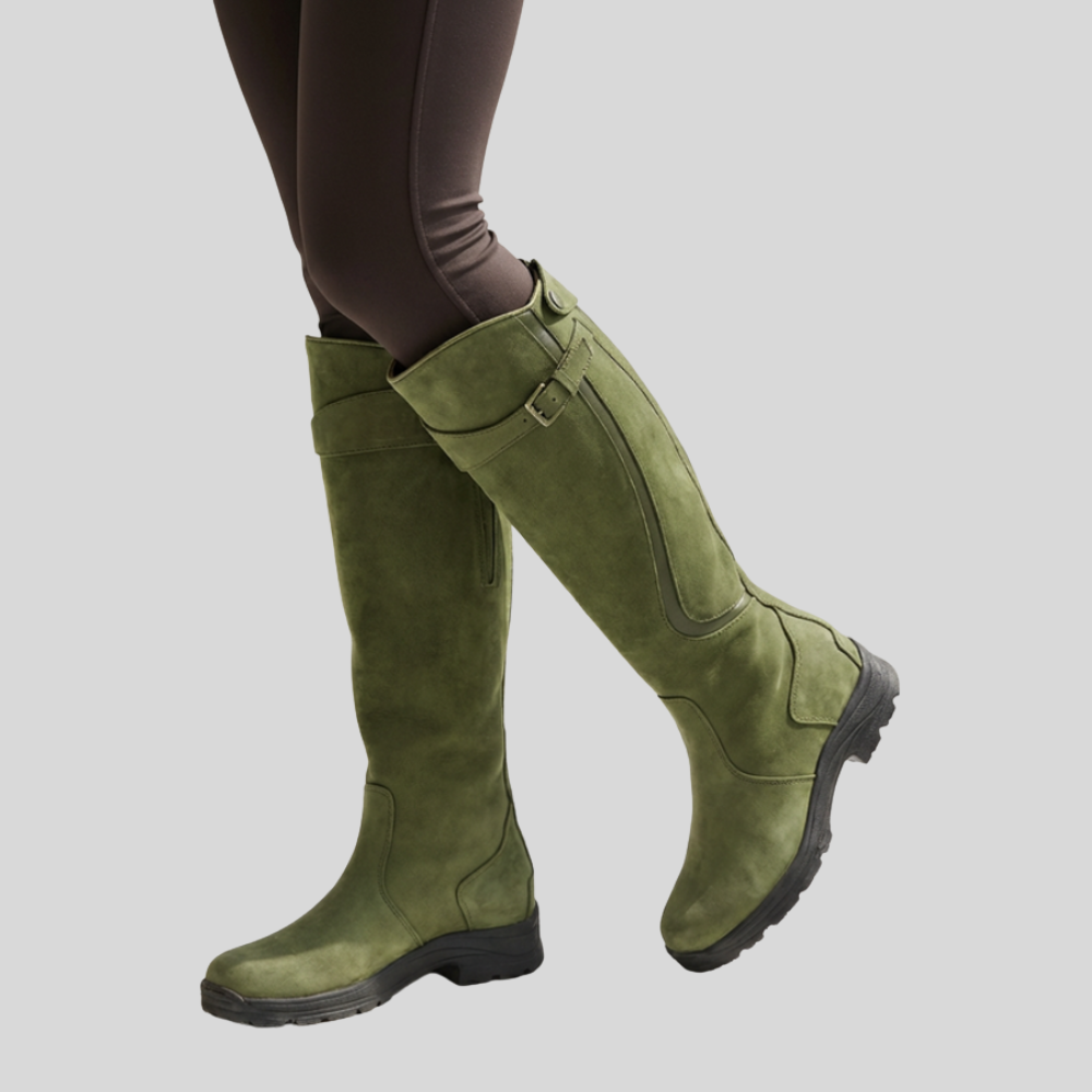 Women Knee High Boots Durable Grip Waterproof Casual Outdoor Footwear