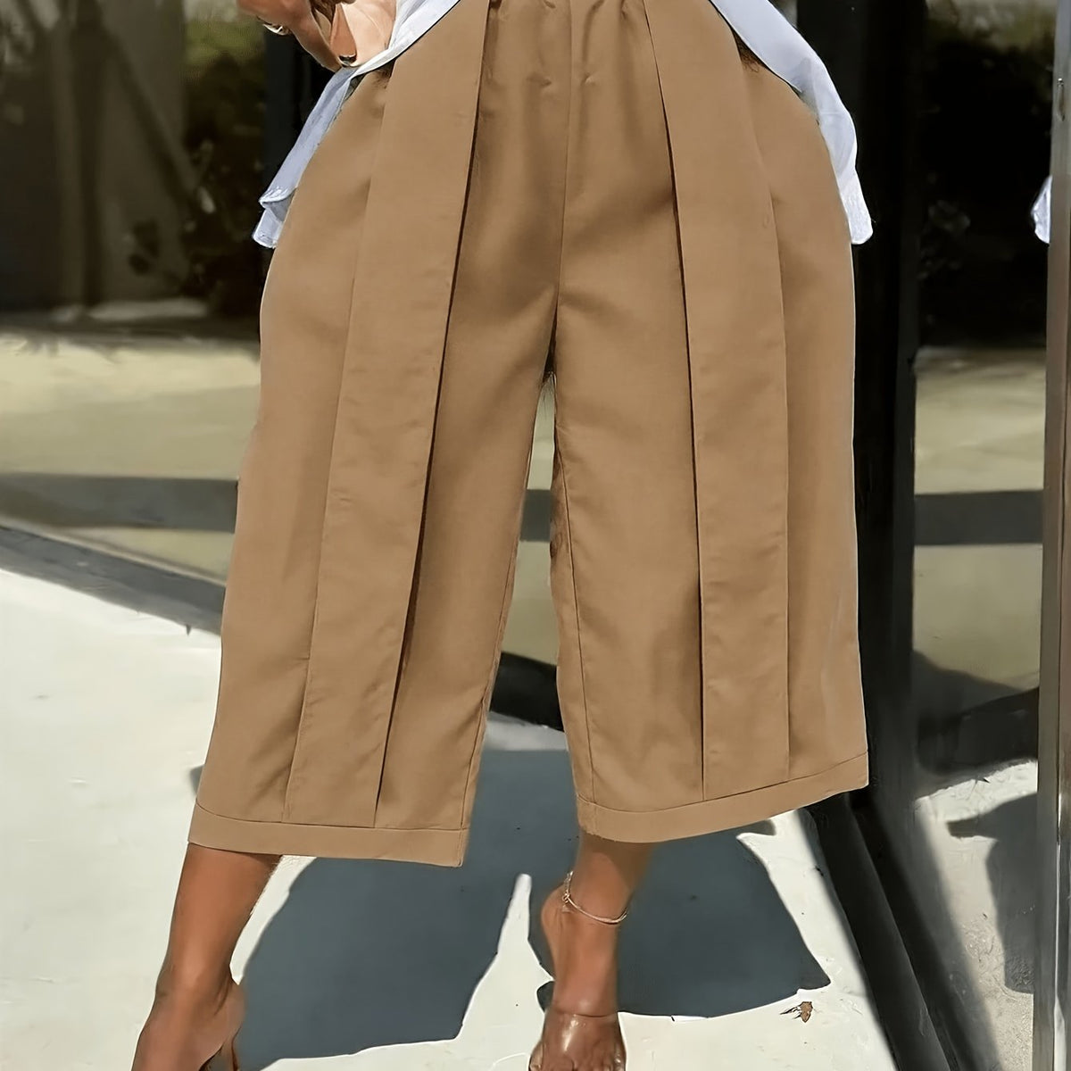 Cropped-Sommerhose für Pendler