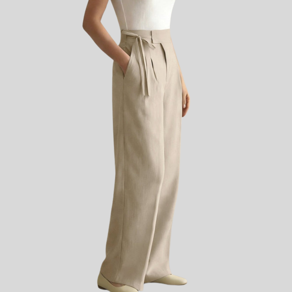 Women Wide Leg Casual Slacks Relaxed Fit Smart Casual Pants