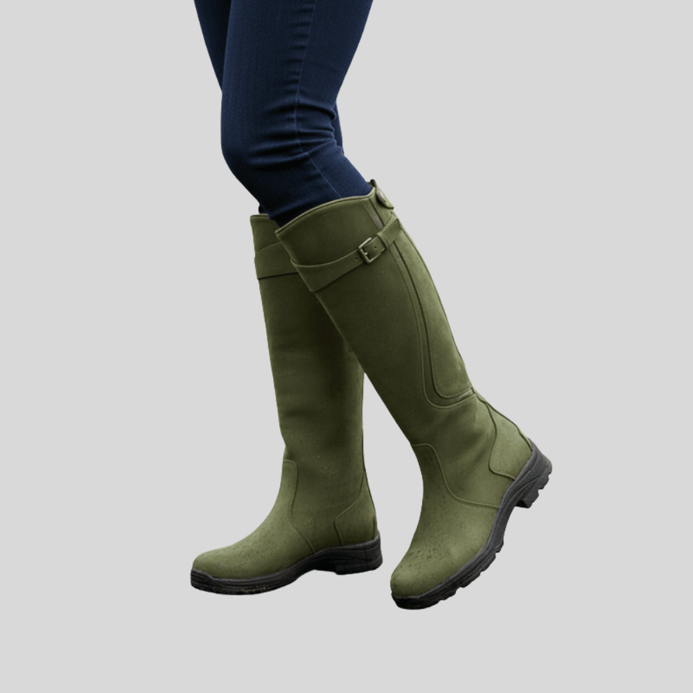 Women Knee High Boots Durable Grip Waterproof Casual Outdoor Footwear