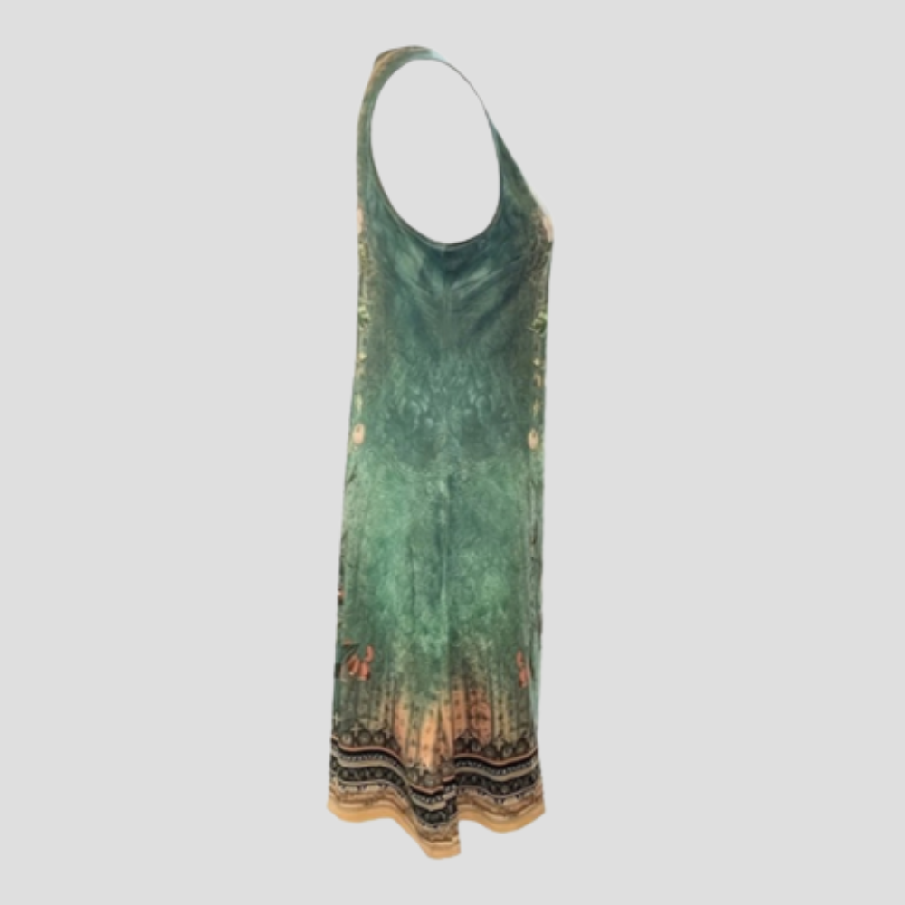 Women Floral Maxi Dress V Neck Flowy Elegant Summer Casual Outfit