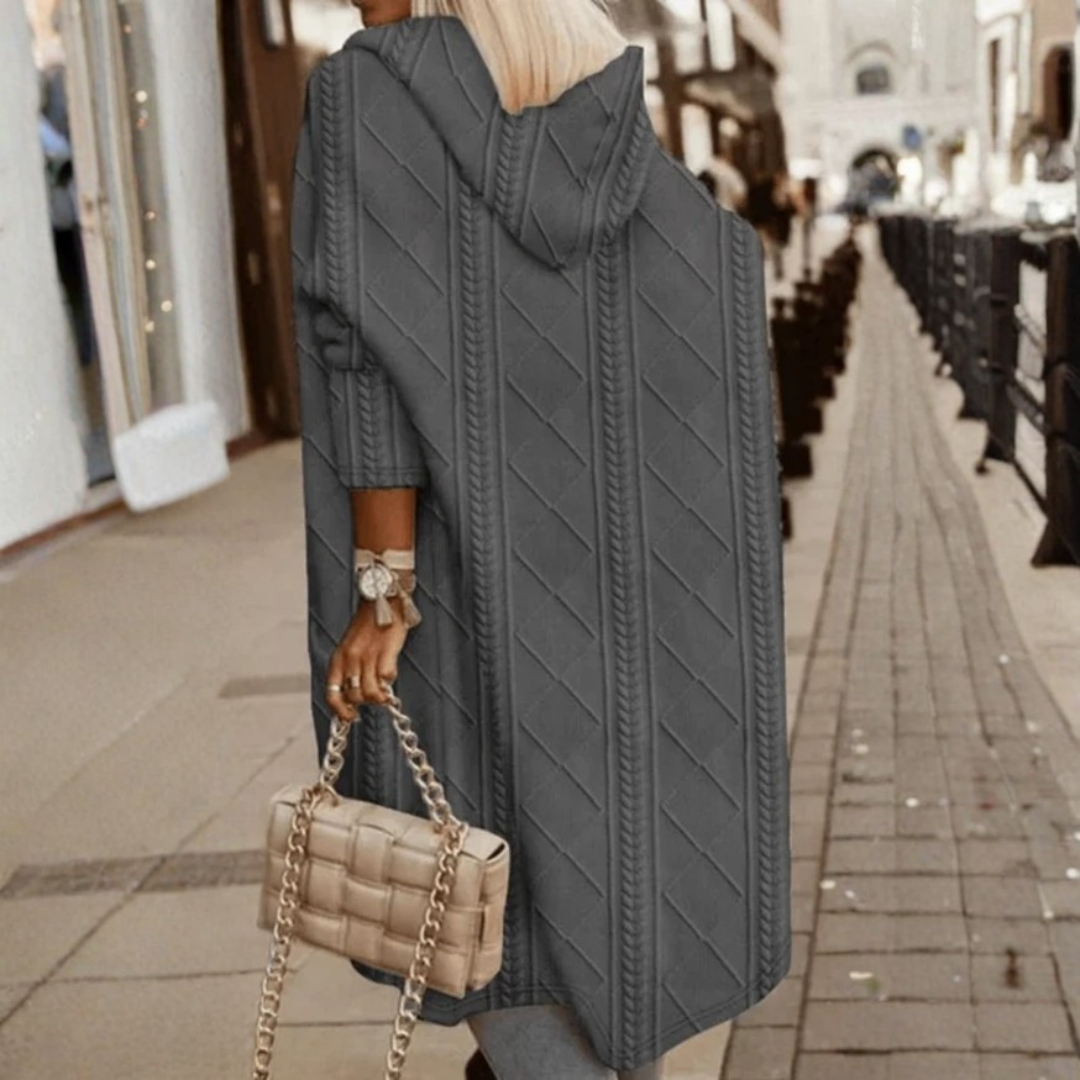 MAELYN - Long Hooded Cardigan