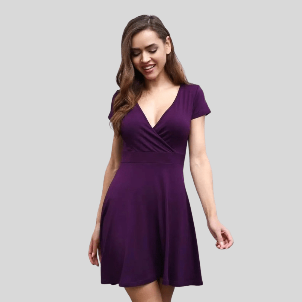 Women V Neck Sleeveless Bodycon Mini Dress