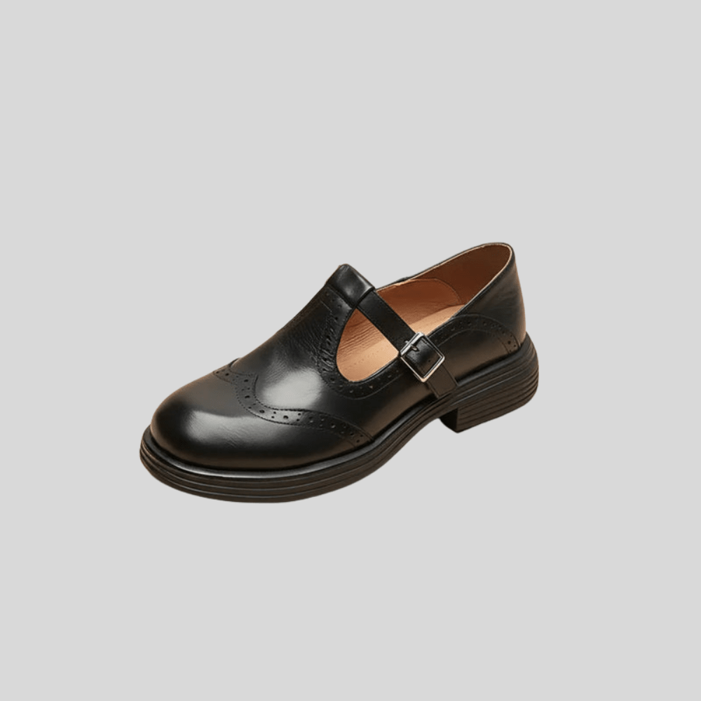 Vintage Mary Jane Shoes with Adjustable Strap