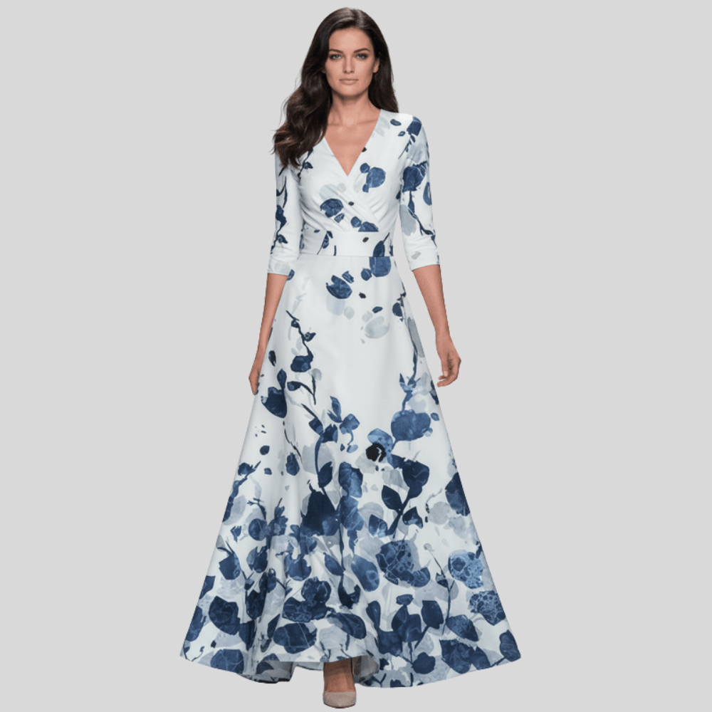 Women Floral Summer Dress A Line Flowing Casual Party Outfit