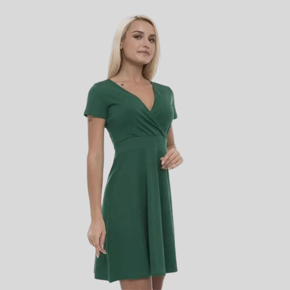 Women V Neck Sleeveless Bodycon Mini Dress