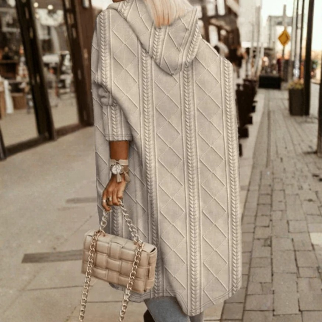 MAELYN - Long Hooded Cardigan
