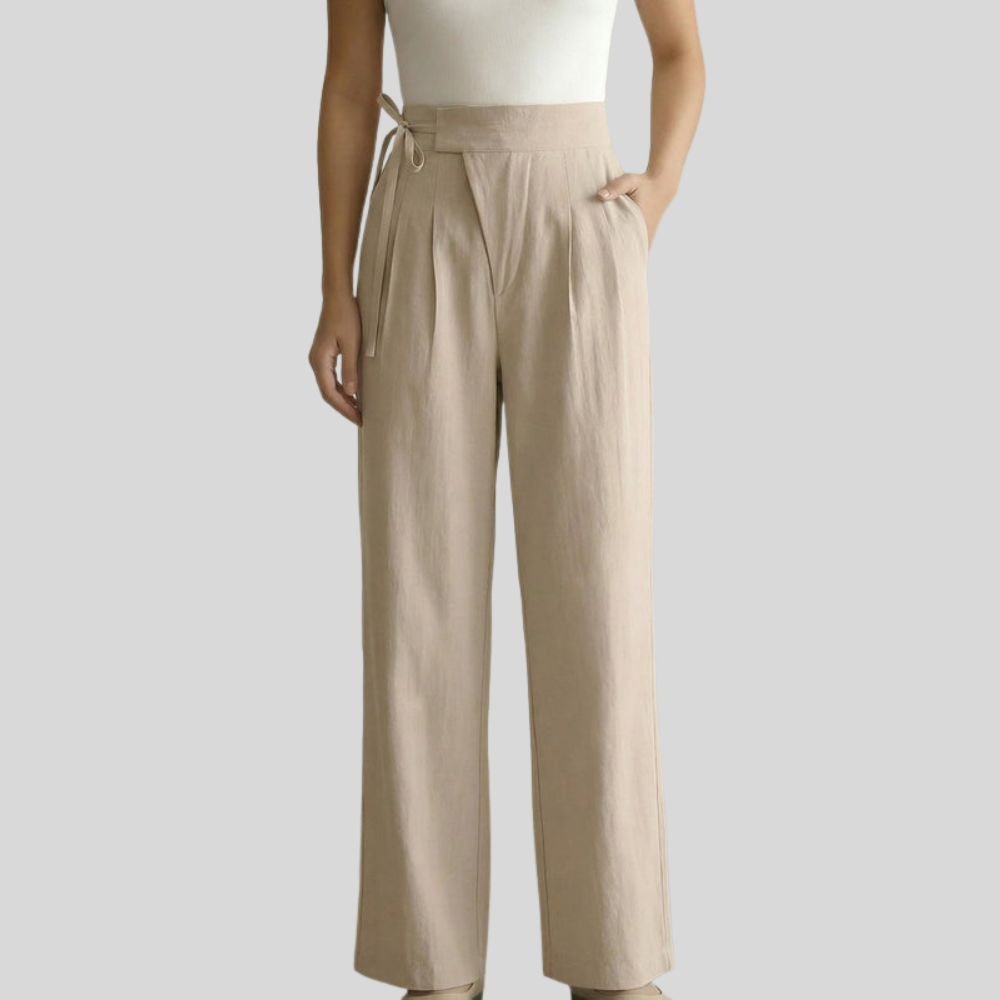 Women Wide Leg Casual Slacks Relaxed Fit Smart Casual Pants