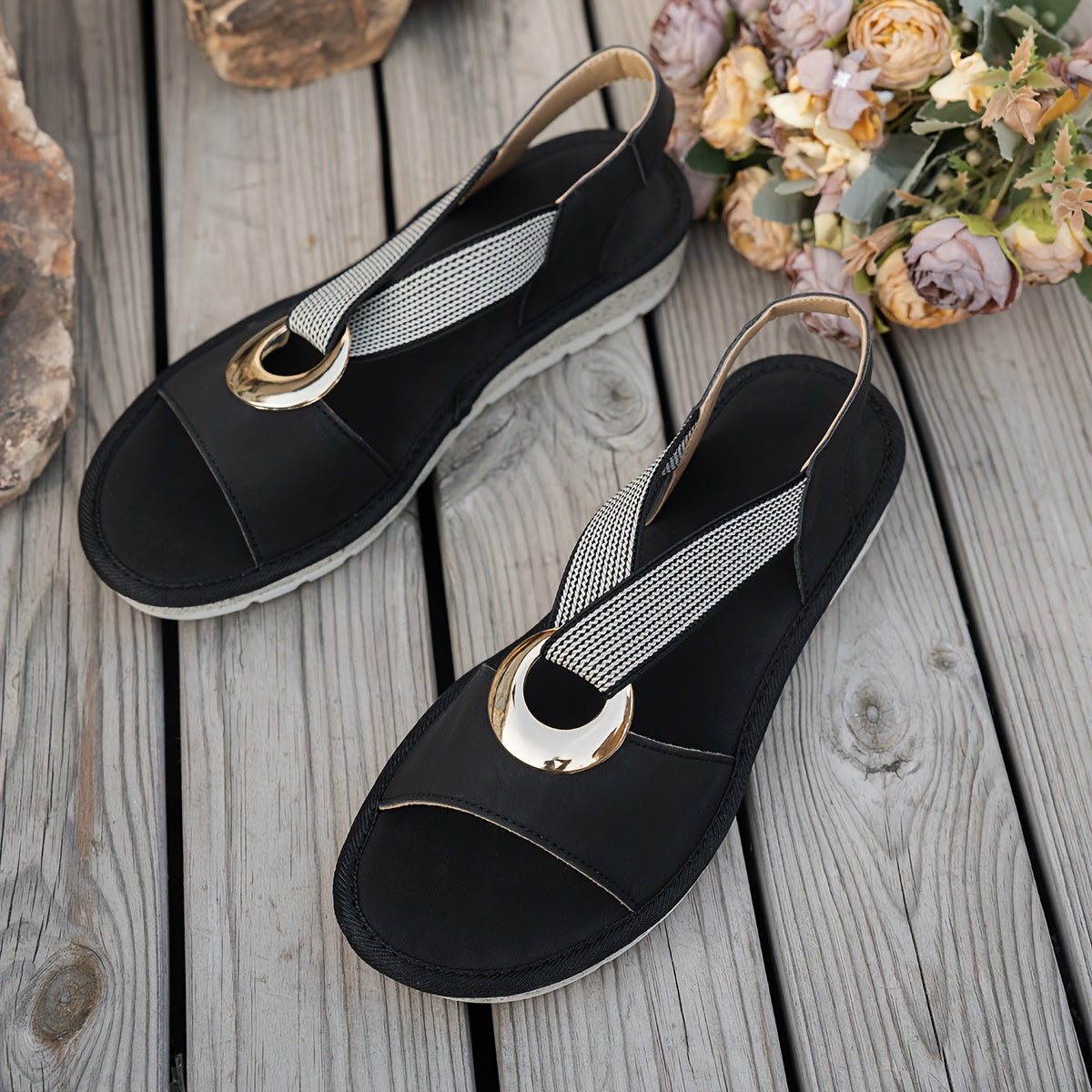 Vielseitige Freizeit-Ledersandalen