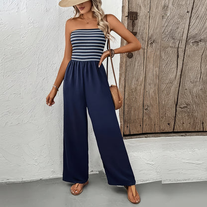 Radiant Easy Summer Jumpsuit with Versatile Style