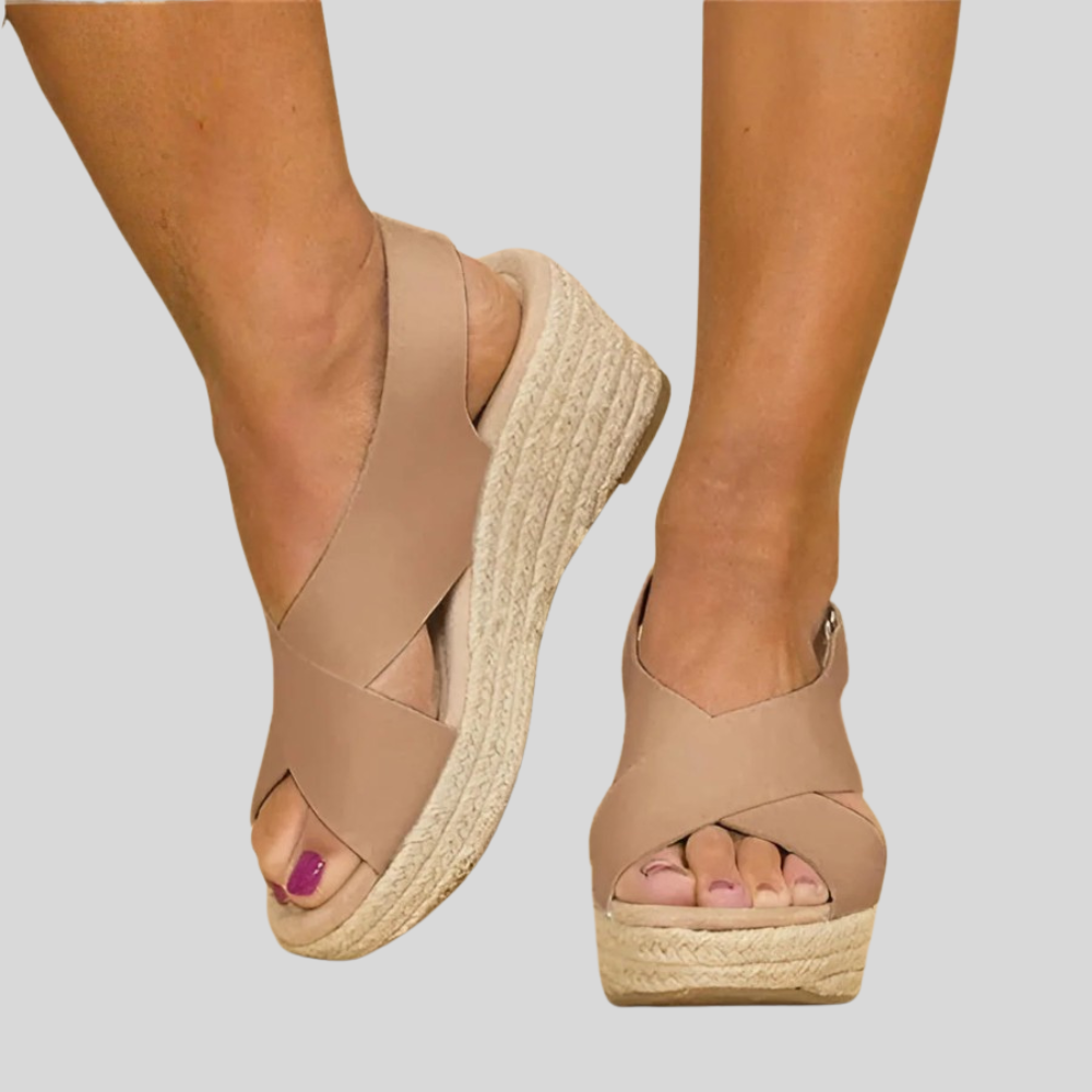 Women Orthopedic Espadrille Wedge Sandals Comfortable Summer Footwear