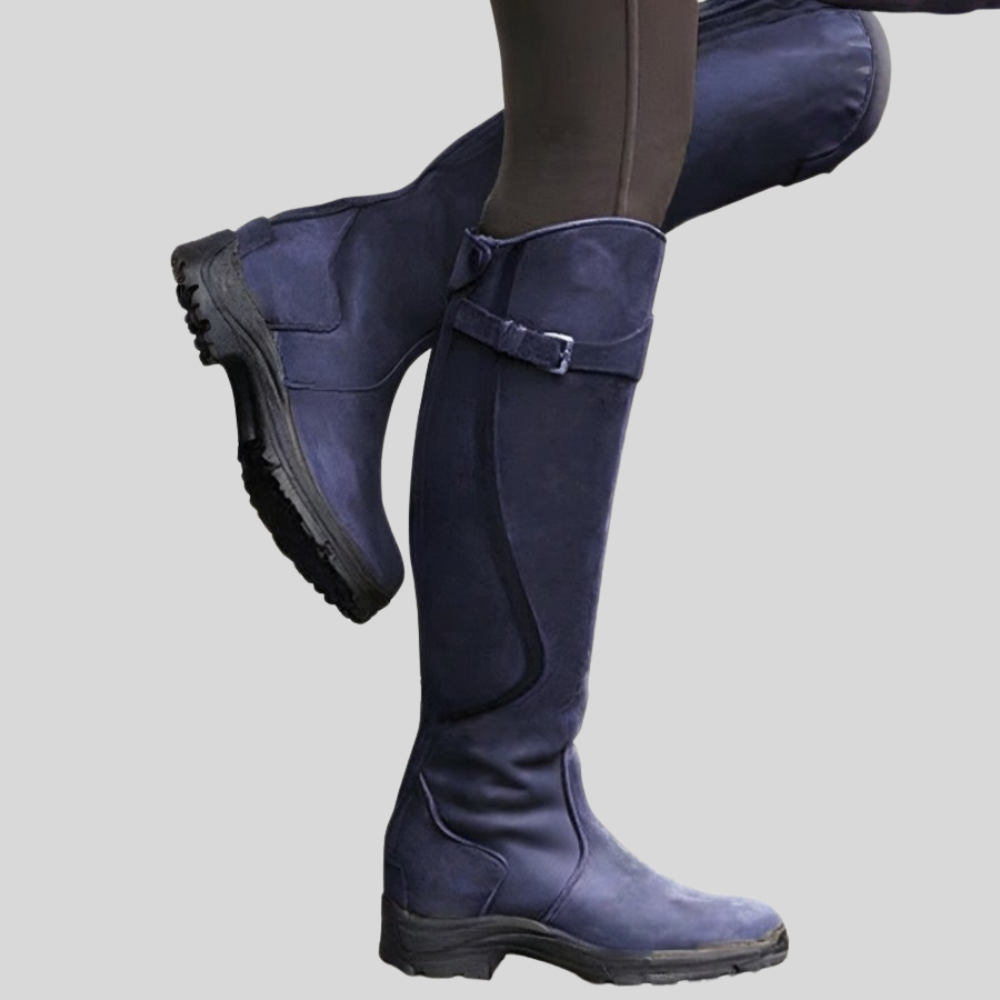 Women Knee High Boots Durable Grip Waterproof Casual Outdoor Footwear