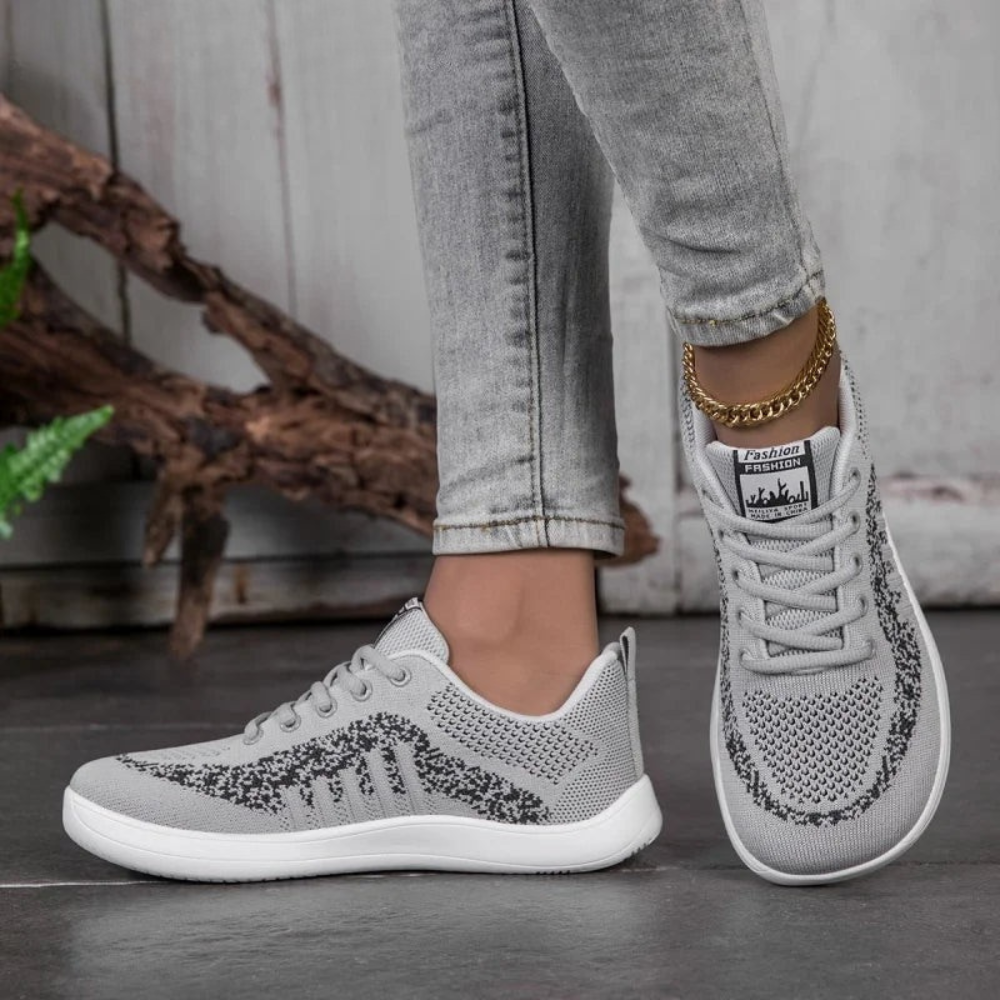 Breite Zehen Mesh Sneaker
