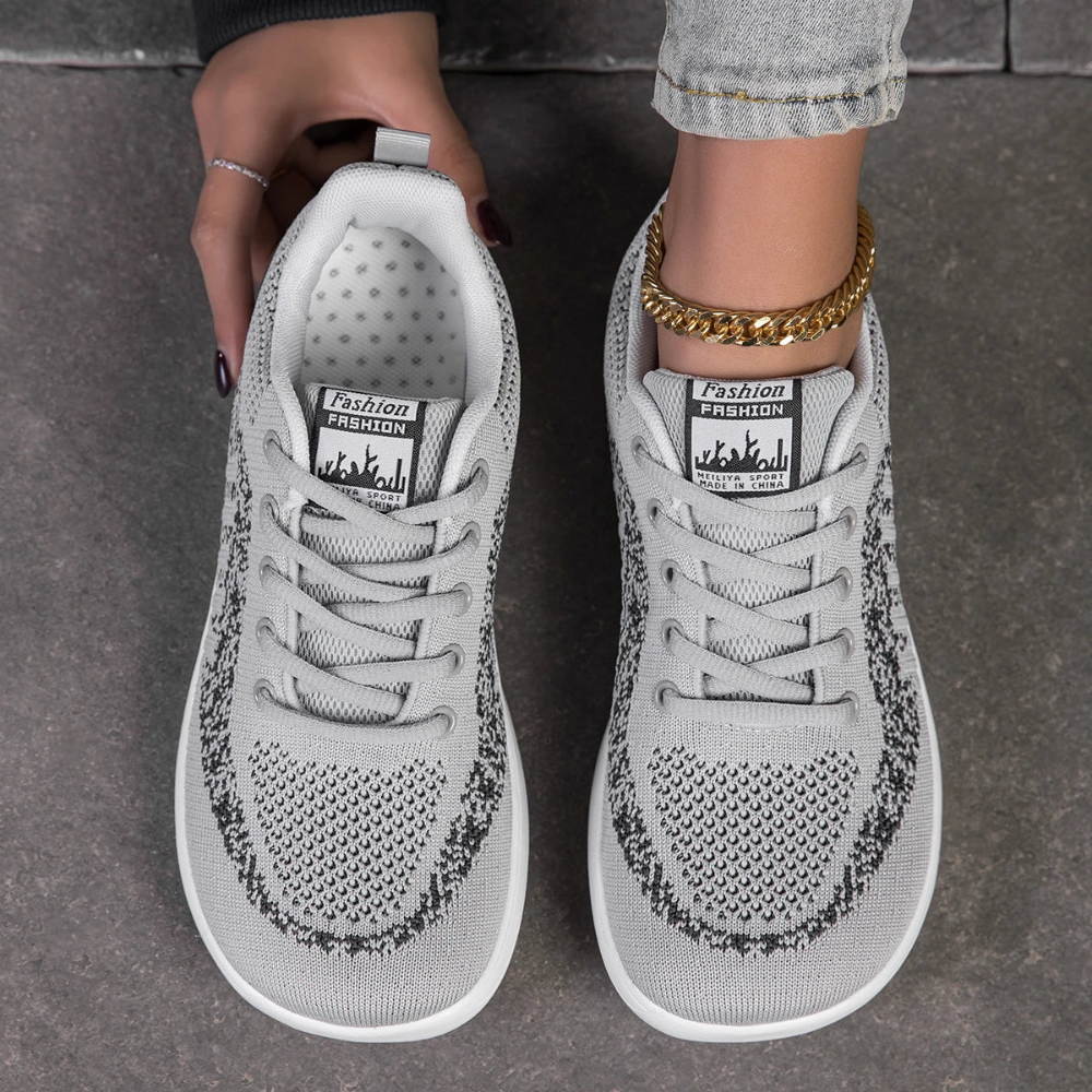 Breite Zehen Mesh Sneaker