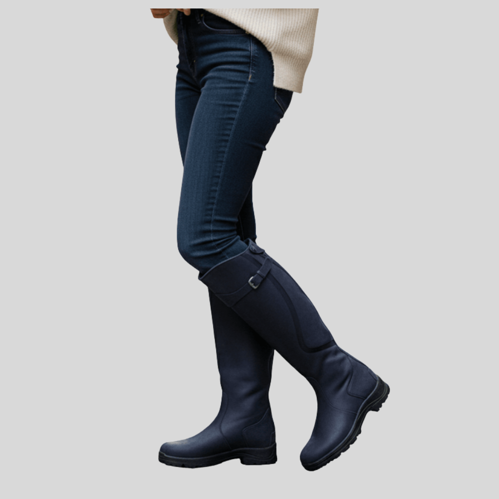 Women Knee High Boots Durable Grip Waterproof Casual Outdoor Footwear