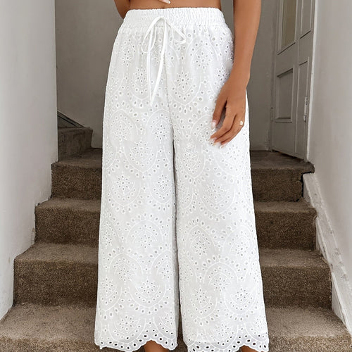 Cropped-Sommerhose im Boho-Stil